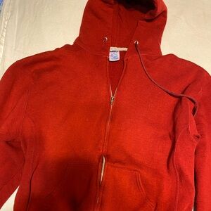 Russell Athletics Hoodie XL dark red gently used